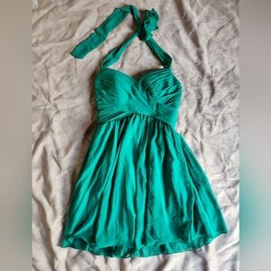 Short green dress